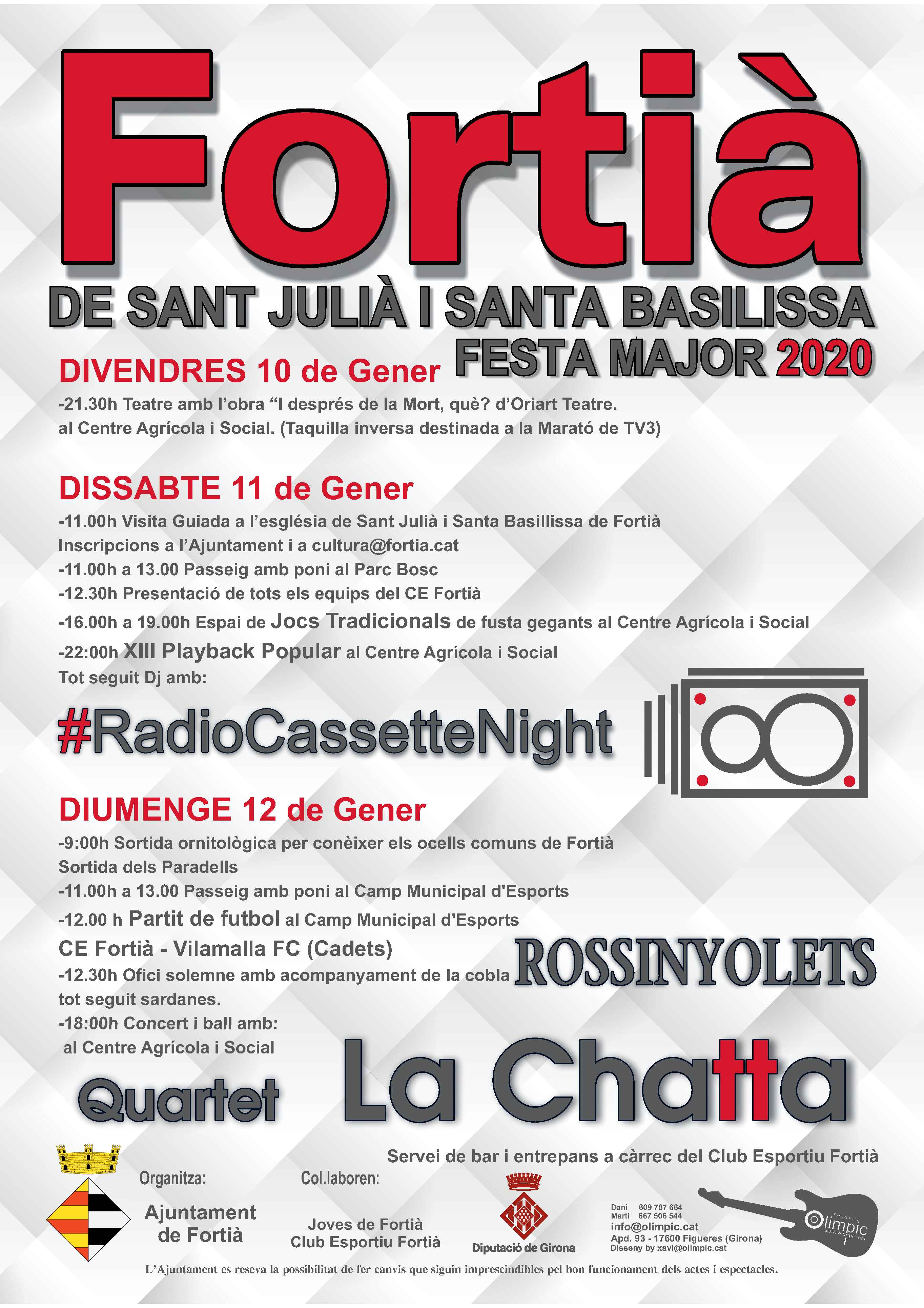 cartell festa major fortia hivern 2020