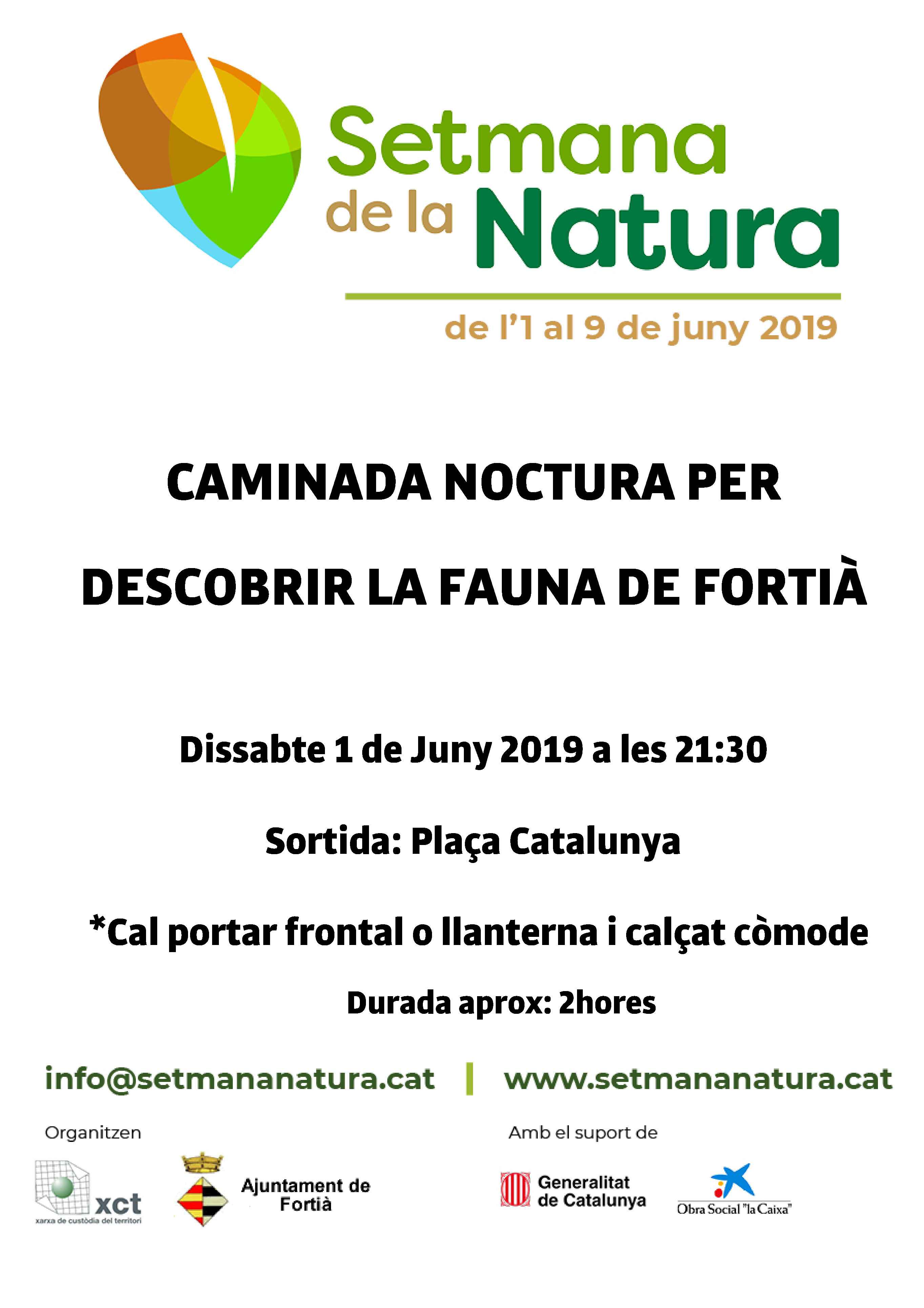 cartell setmana europea natura 2019